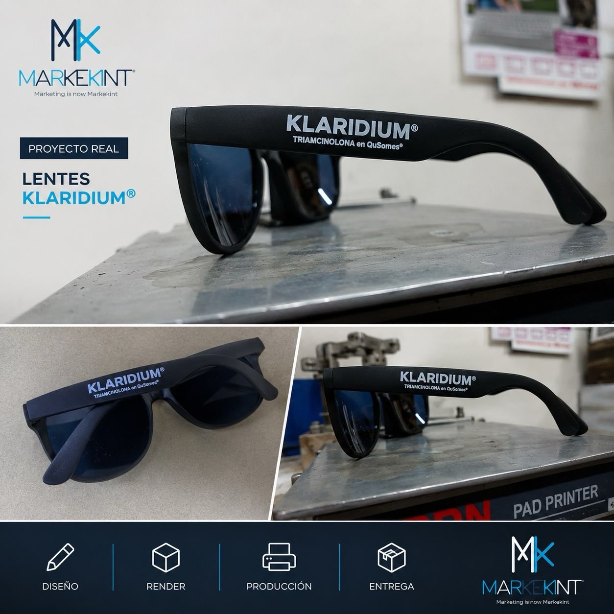 Lentes promocionales Klaridium
