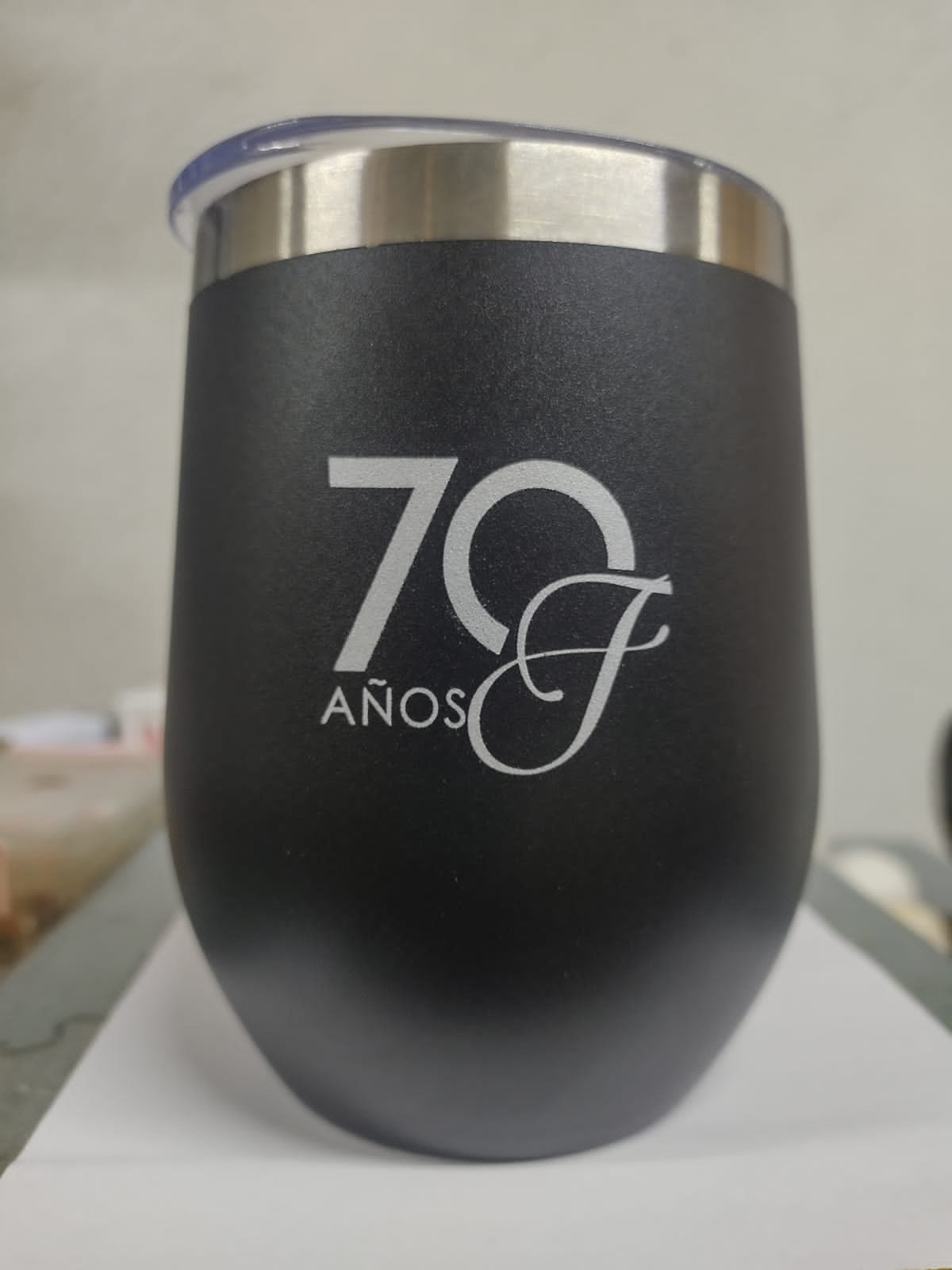 Vaso térmico grabado Franslux