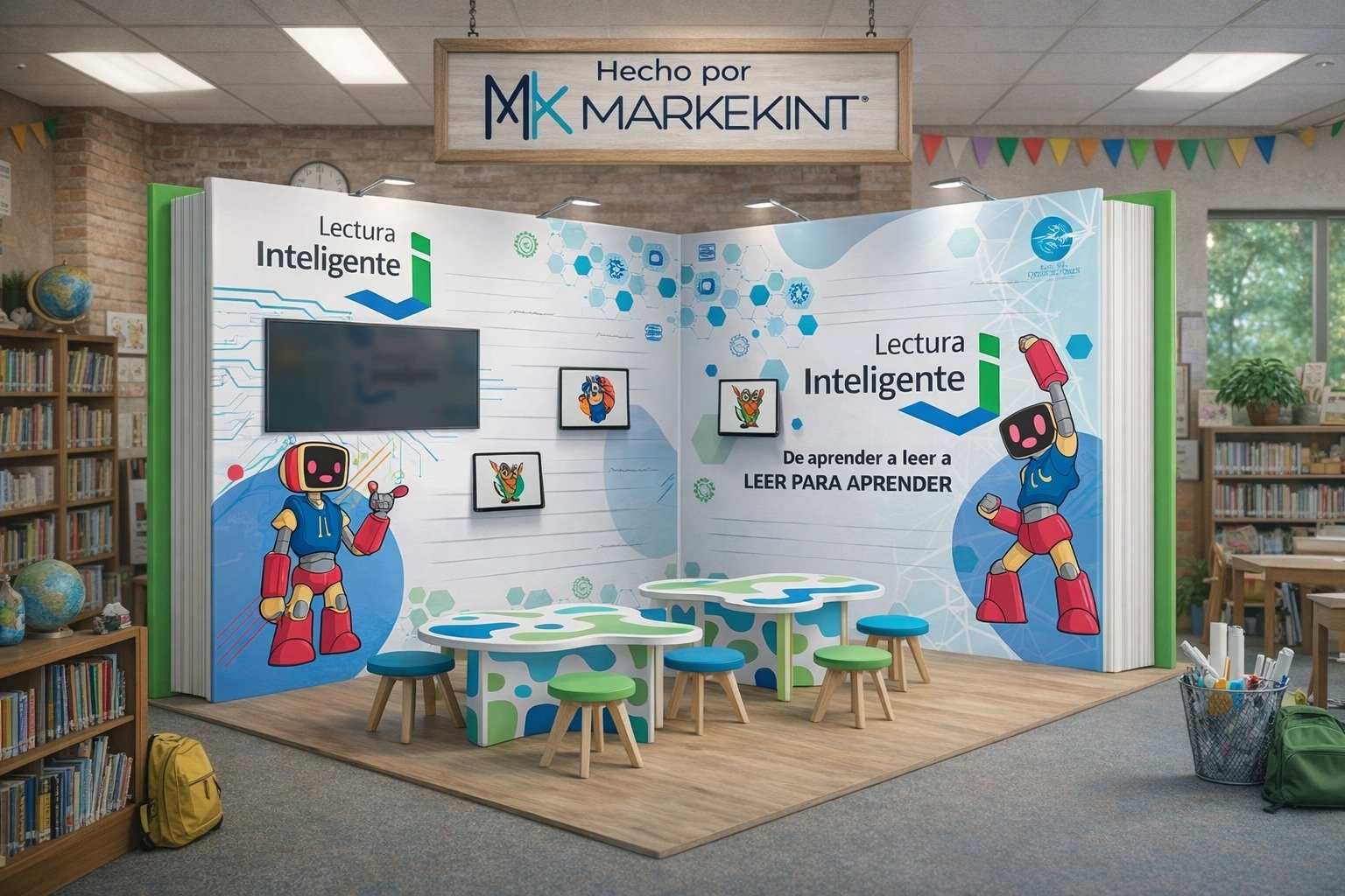 Detalle de stand personalizado Expeditados